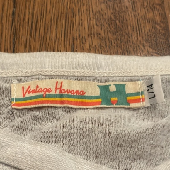 NWT Vintage Havana Girl’s White Tank Size Large - Picture 5 of 7
